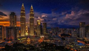petronas twon tower in malaysia